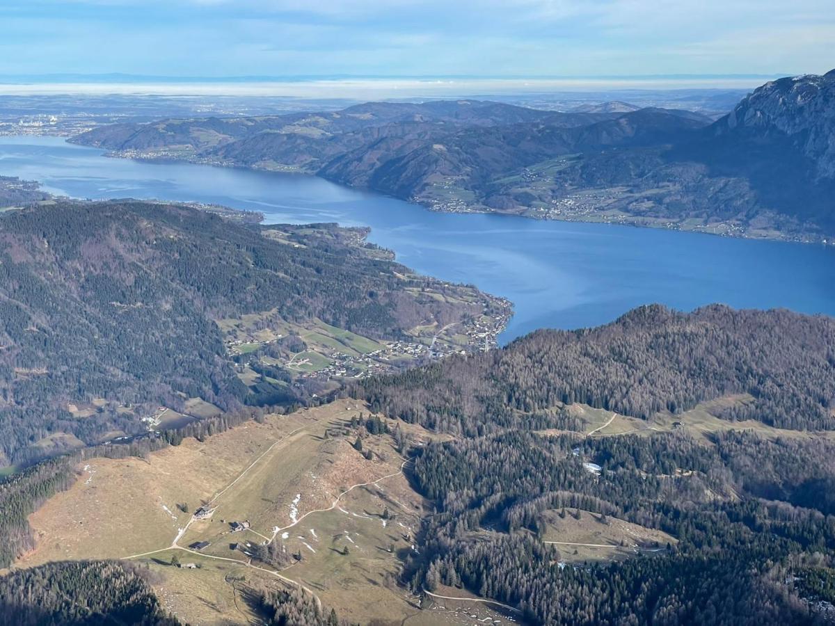 "Ferienhaus Am Mondsee" Mit Direktem Schafbergblick Im Salzkammergut Bei Salzburg Zewnętrze zdjęcie