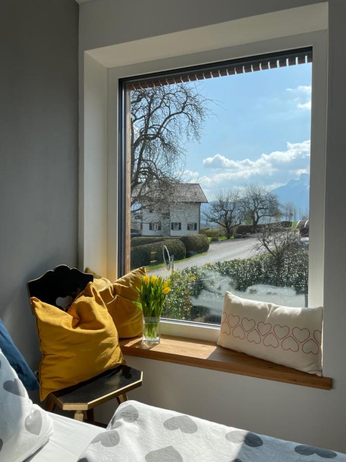 "Ferienhaus Am Mondsee" Mit Direktem Schafbergblick Im Salzkammergut Bei Salzburg Zewnętrze zdjęcie
